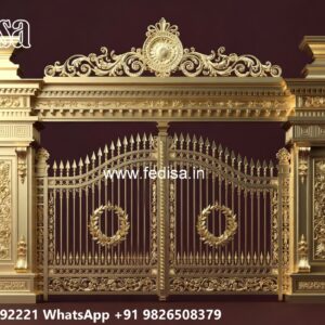 Metal Gate Designs For Homes, Iron Gate Design Double Door Stainless Steel Main Gates