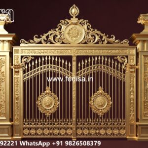 Concrete Gate Design, Normal Main Gate Design Stainless Steel Main Gates