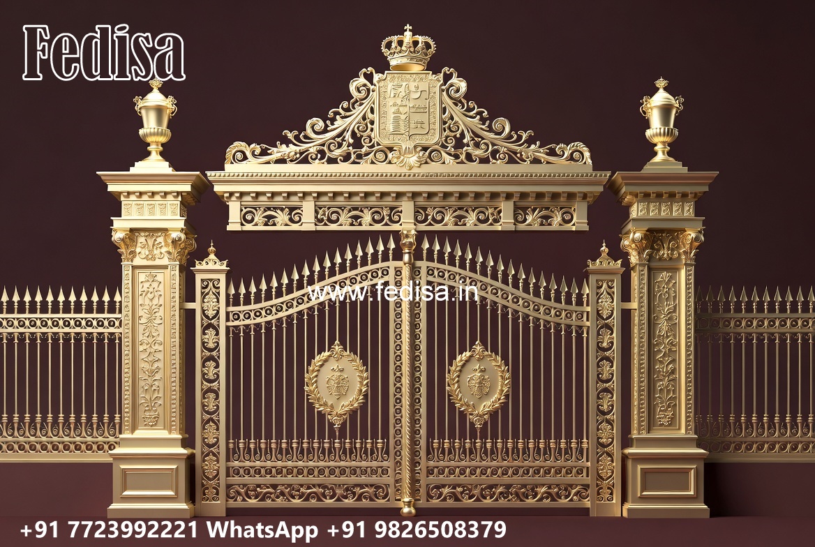 Gate Design For Home Entrance, Contemporary Wrought Iron Gates Stainless Steel Main Gates