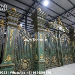 Concrete Gate Design, Fence Wall Gate Design Stainless Steel Main Gates