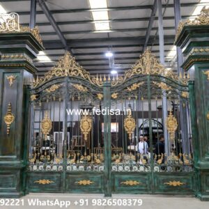 Unique Gate Design, Contemporary Iron Gates Stainless Steel Main Gates
