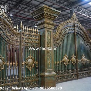 Folding Grill Gate Design, Steel Wood Gate Design Stainless Steel Main Gates