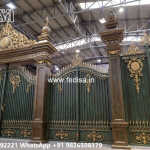 Maharaja Gate Ka Design, Ghar Main Gate Design Stainless Steel Main Gates