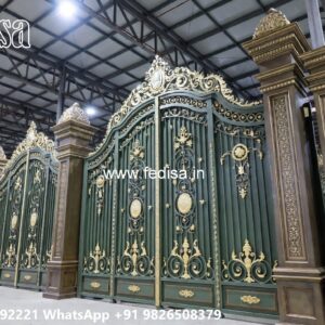 Simple House Gate Design, Wood Gate Frame Design Stainless Steel Main Gates