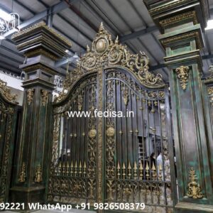 Gate Design For Home Entrance, Lohe Ka Get Dijain Stainless Steel Main Gates
