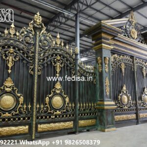 Maharaja Gate Ka Design, Main Gate Slider Design Stainless Steel Main Gates