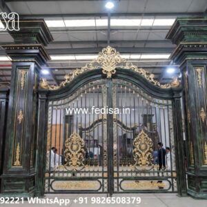 Latest Main Gate Design 2134, 14 Feet Gate Design Stainless Steel Main Gates