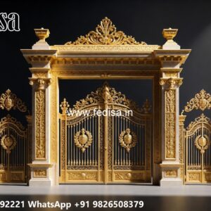 Metal Gate Designs For Homes, Main Iron Gate Colour Stainless Steel Main Gates