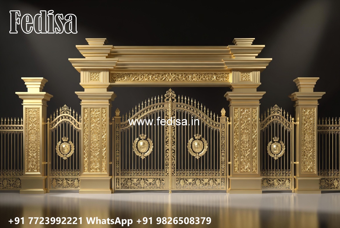 Hpl Sheet Gate Design, Rectangular Gate Design Stainless Steel Main Gates