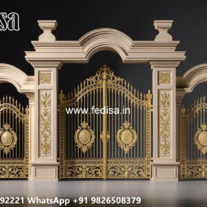 Simple House Gate Design, Iron Boundary Wall Design Stainless Steel Main Gates
