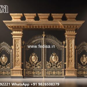 Unique Gate Design, Home Main Gate Steel Design Stainless Steel Main Gates