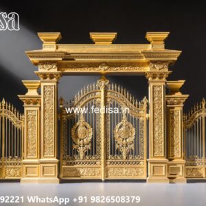 Latest Main Gate Design 2141, Compound Safety Grill Stainless Steel Main Gates