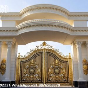 Hpl Sheet Gate Design, Simple Door Gate Design Stainless Steel Main Gates