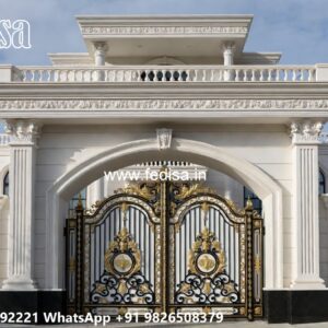 Metal Gate Designs For Homes, Fundermax Sheet Gate Design Stainless Steel Main Gates