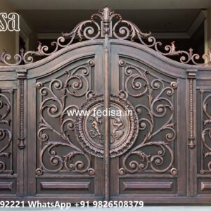 Folding Grill Gate Design, Lohe Ka Get Design Stainless Steel Main Gates