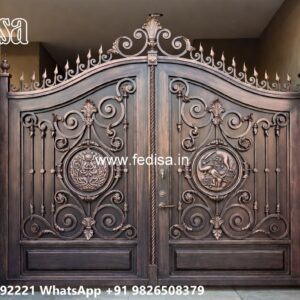 Maharaja Gate Ka Design, Main Gate Design With Small Gate Stainless Steel Main Gates