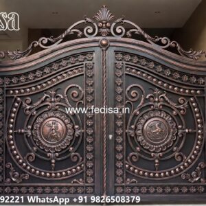 Hpl Sheet Gate Design, Simple Wall Compound Gate Design Stainless Steel Main Gates