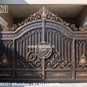 Latest Main Gate Design 2154, Metal Front Gate Design Stainless Steel Main Gates