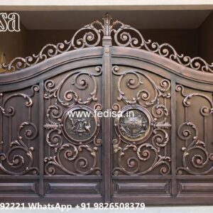 Unique Gate Design, Sliding Gate Design Simple Stainless Steel Main Gates