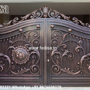 Maharaja Gate Ka Design, Front Single Gate Design Stainless Steel Main Gates