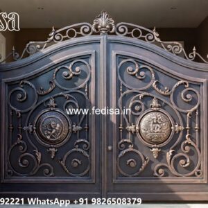146 Feet Gate Design, Gate Design In Iron Pipe Stainless Steel Main Gates