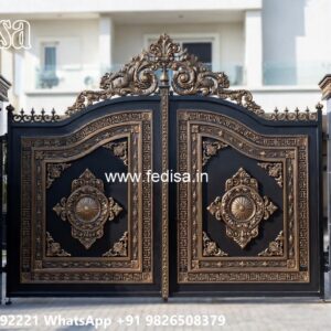 Simple House Gate Design, Modern Gate Wall Design Stainless Steel Main Gates