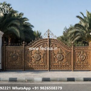 Maharaja Gate Pipe Design, Gate Roof Design Stainless Steel Main Gates