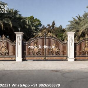 Outer Gate Design, Grill Gate Colour Stainless Steel Main Gates