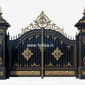 Outer Gate Design, Boundary Wall Steel Grill Design 334 Home Gates Design Ideas | Gate Design