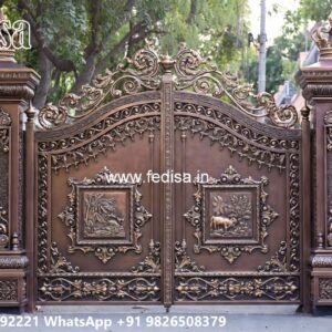 Small Iron Gate Design, Sliding Gate With Small Gate 446 Home Gates Design Ideas | Gate Design
