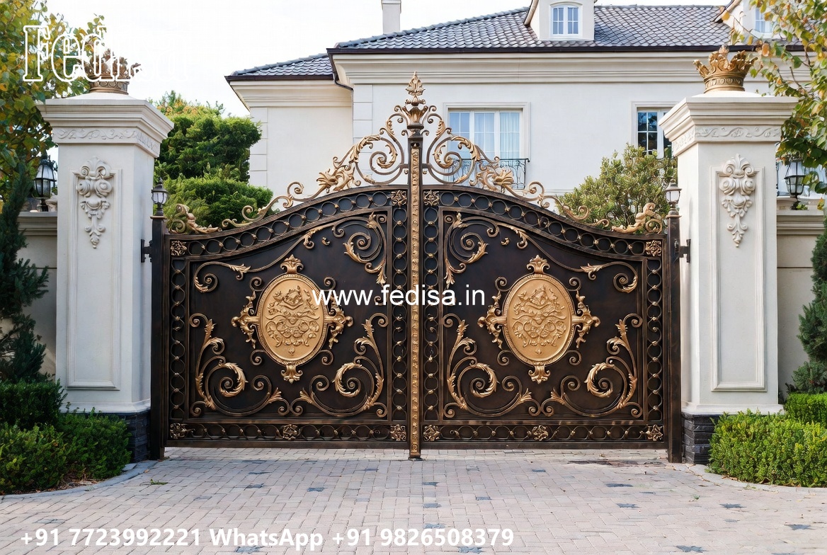 9 Feet Gate Design, Stainless Steel Gate Design 1272 Home Gates Design Ideas | Gate Design