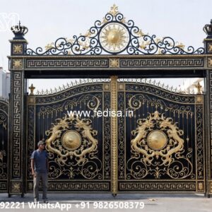 Steel Gate Design 2031, Double Gate Design 1338 Home Gates Design Ideas | Gate Design