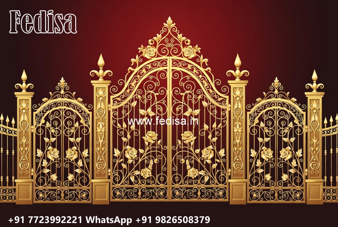 Gate Flower Design, Latest Iron Gate Design 1554 Home Gates Design Ideas | Gate Design
