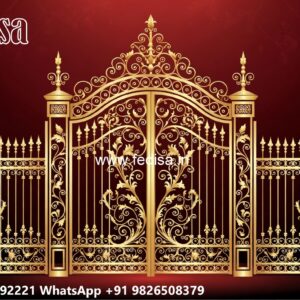 Gate Ke Upar Ki Design, Steel Framed Wooden Gates 1560 Home Gates Design Ideas | Gate Design
