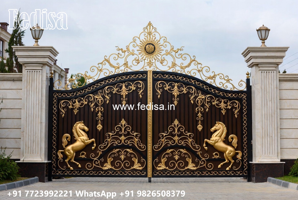 Gate Flower Design, Steel Ke Main Gate 1674 Home Gates Design Ideas | Gate Design