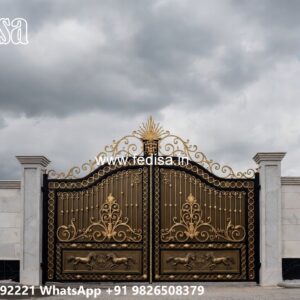 Gate Ke Upar Ki Design, Boundary Wall Steel Grill Design 1730 Home Gates Design Ideas | Gate Design