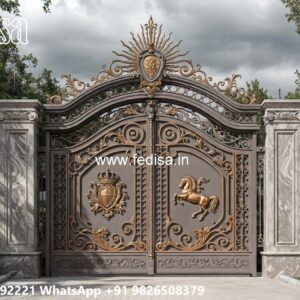 Steel Gate Design 2076, Steel Gate Design Double Door Price 1788 Home Gates Design Ideas | Gate Design