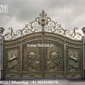 Steel Gate Design 2077, Mid Century Modern Gate 1798 Home Gates Design Ideas | Gate Design
