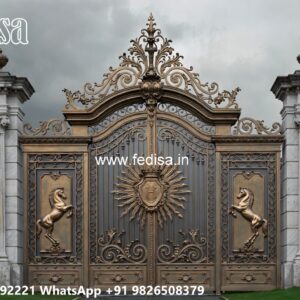 Gate Ke Upar Ki Design, Steel Maharaja Gate 1810 Home Gates Design Ideas | Gate Design