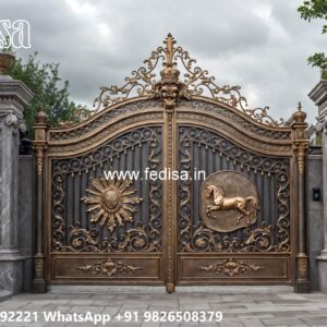 Steel Gate Design 2079, Steel And Iron Mix Gate Design 1818 Home Gates Design Ideas | Gate Design