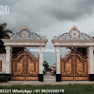 Steel Gate Design 2097, Iron Arch Gate Design 1998 Home Gates Design Ideas | Gate Design