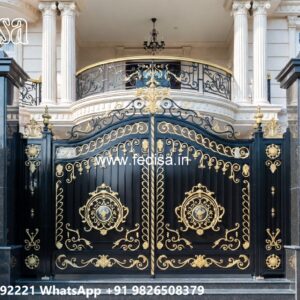 Steel Gate Design 2100, Front Door Security Gate Designs 2028 Home Gates Design Ideas | Gate Design