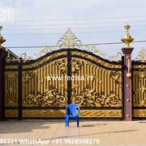 107 Feet Gate Design, Cost Of Grill Gate 2252 Home Gates Design Ideas | Gate Design