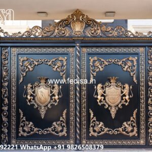 Steel Gate Design 2135, Big Gate With Small Gate 2378 Home Gates Design Ideas | Gate Design