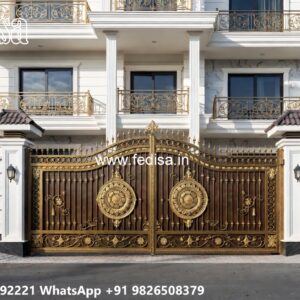 Farm Entry Gate Design, Compound Wall With Grill Design 2455 Home Gates Design Ideas | Gate Design