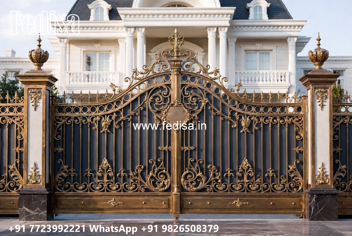 Entrance Gate Designs For Residential Complex, Modern Front Gate Design 2656 Home Gates Design Ideas | Gate Design