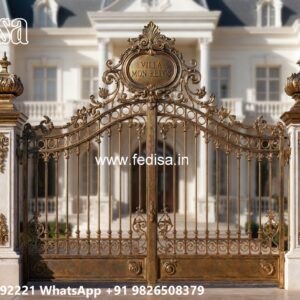 Entrance Gate Designs For Residential Complex, Boundary Gate Design 2666 Home Gates Design Ideas | Gate Design