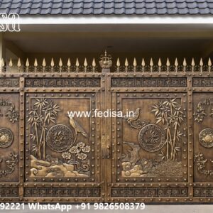 Latest Iron Gate Design, House Boundary Wall Main Gate Design 1295 Gates And Doors Ideas | Gate Design