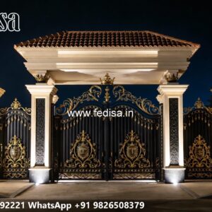 Compound Wall Grill, Steel Gate Ke Design 1446 Gates And Doors Ideas | Gate Design