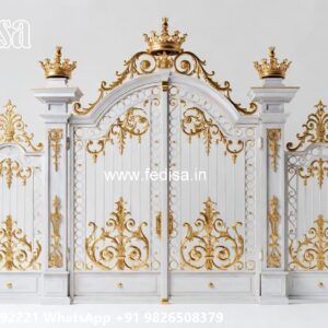 Iron Railing Design For Boundary Wall, 8 Feet Main Gate Design 1573 Gates And Doors Ideas | Gate Design